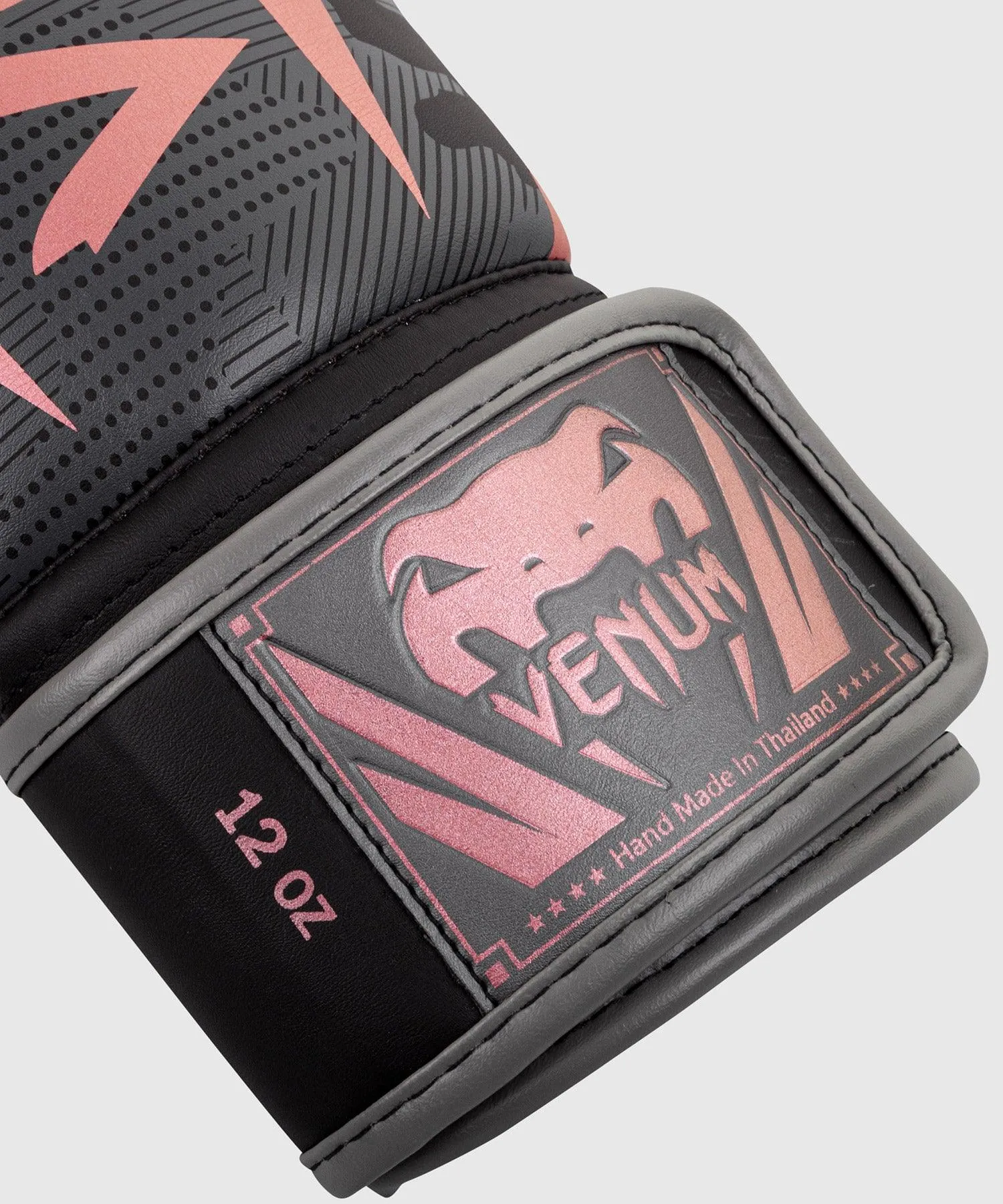 Guantes de boxeo Venum Elite - Negro/Oro rosa