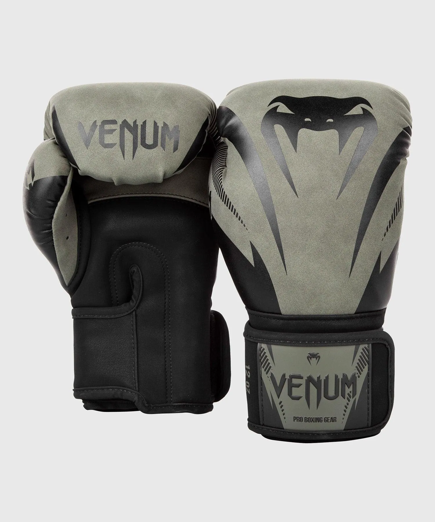 Guantes de Boxeo Venum Impact - Kaki/Negro