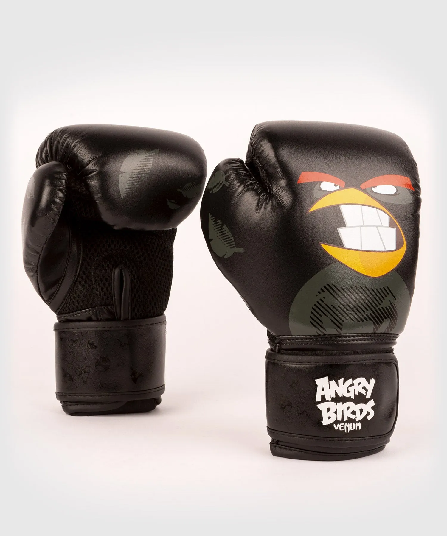 Guantes de Boxeo Venum x Angry Birds - Para Niños - Negro