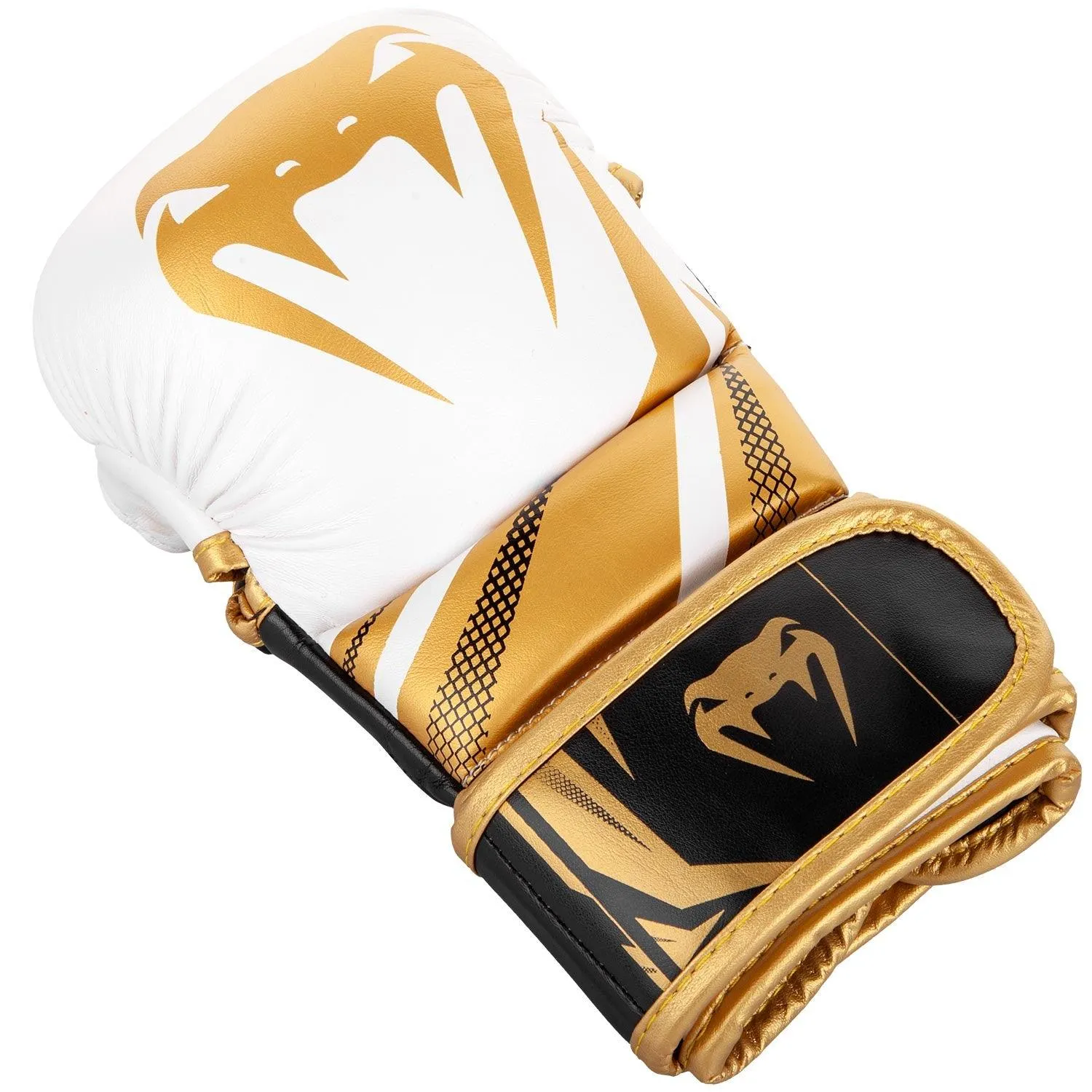 Guantes de Enfrentamiento Venum Challenger 3.0 - Blanco/Negro/oro