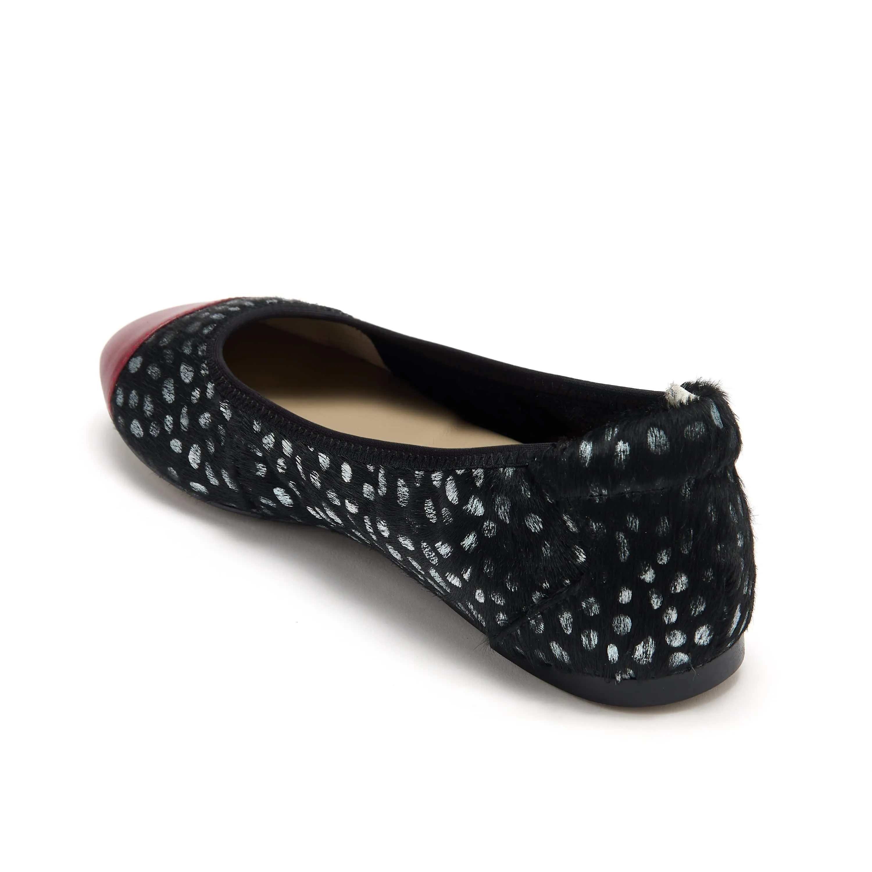 Harrow  - Silver Leopard with Burgundy Toe Cap