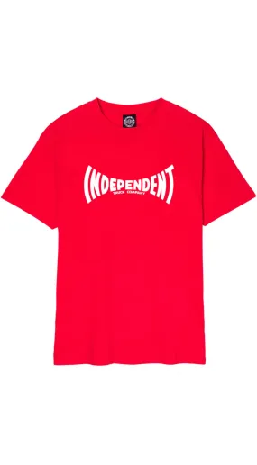 Independent Tee Span Logo Red T-shirt - Camiseta