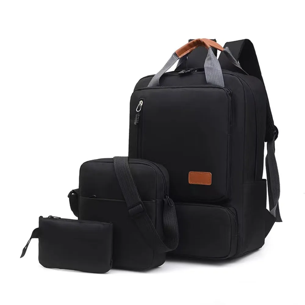 Kit Mochila Executiva para Notebook 15.6   Bolsa Tiracolo e Necessaire