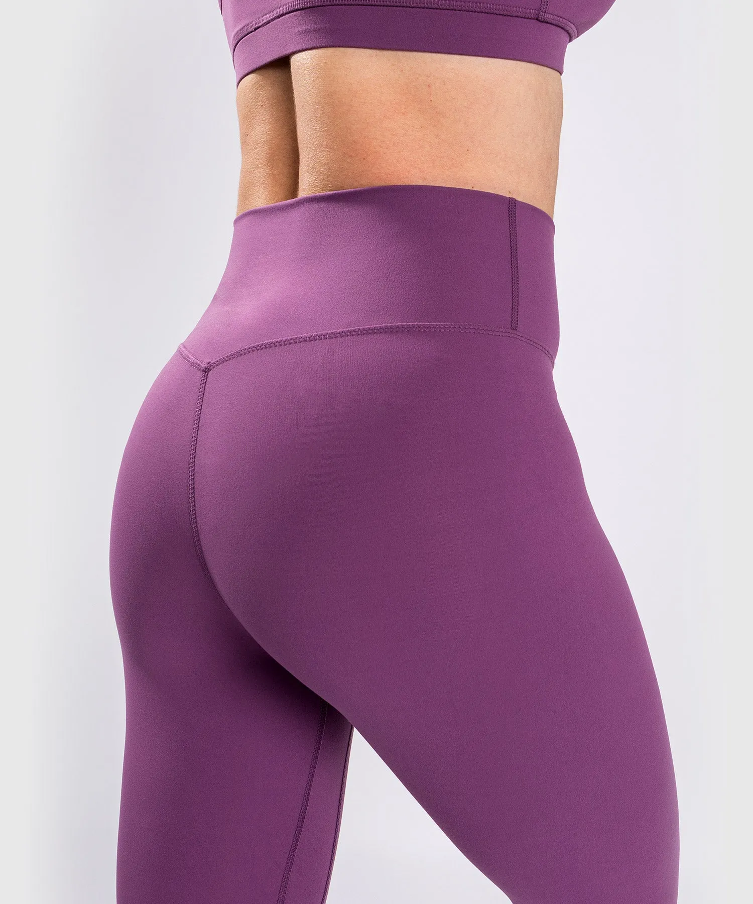 Leggings Venum Essential Lifestyle - Orquídea Oscuro/Plata Cepillada