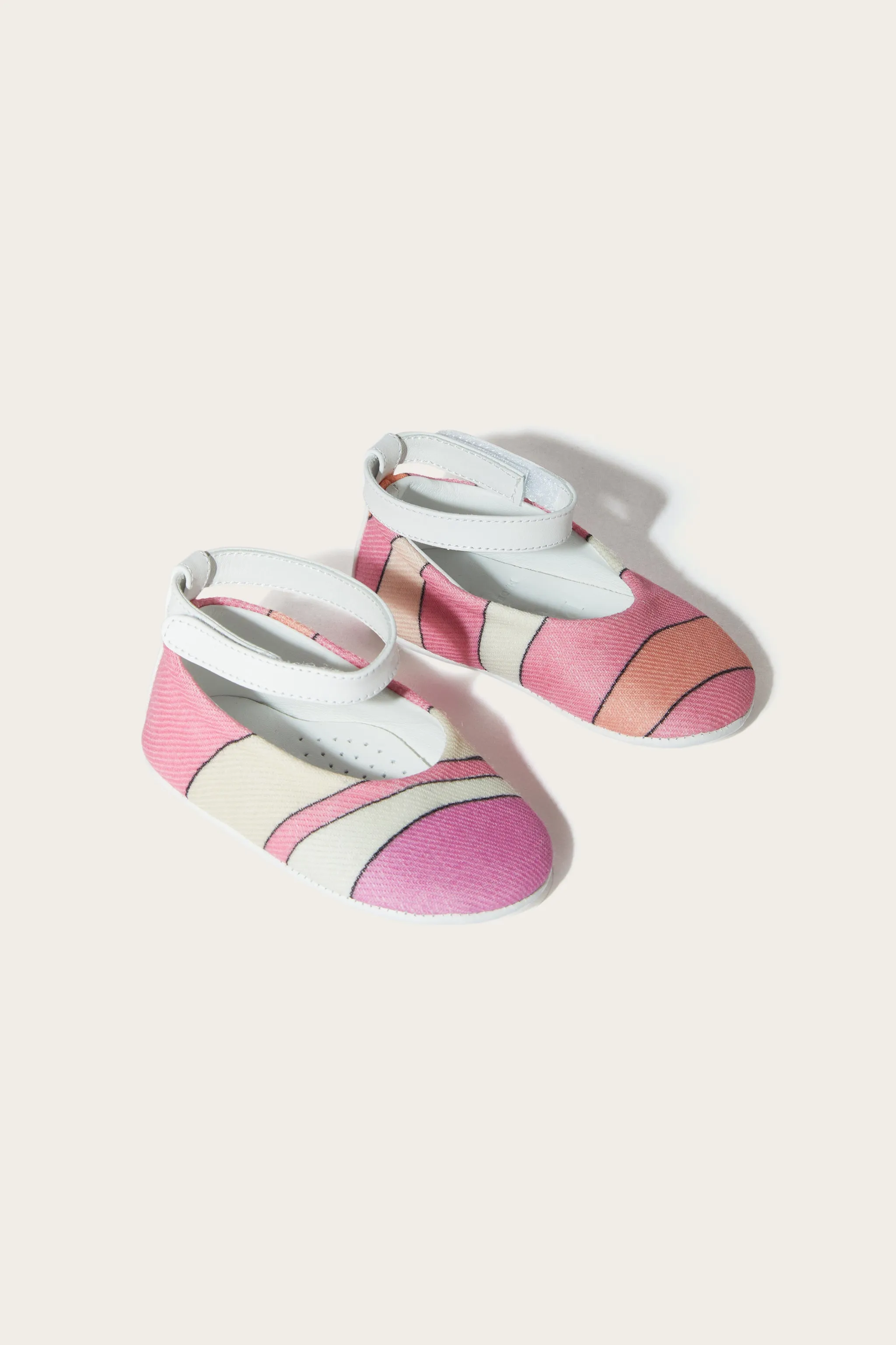 Marmo-Print Ballet Pumps