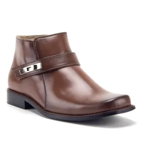 Men's 38901 Classic Ankle High Square Toe Casual Dress Boots