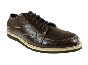 Men's Cobbler Casual Round Toe Lace Up Oxfords Shoes