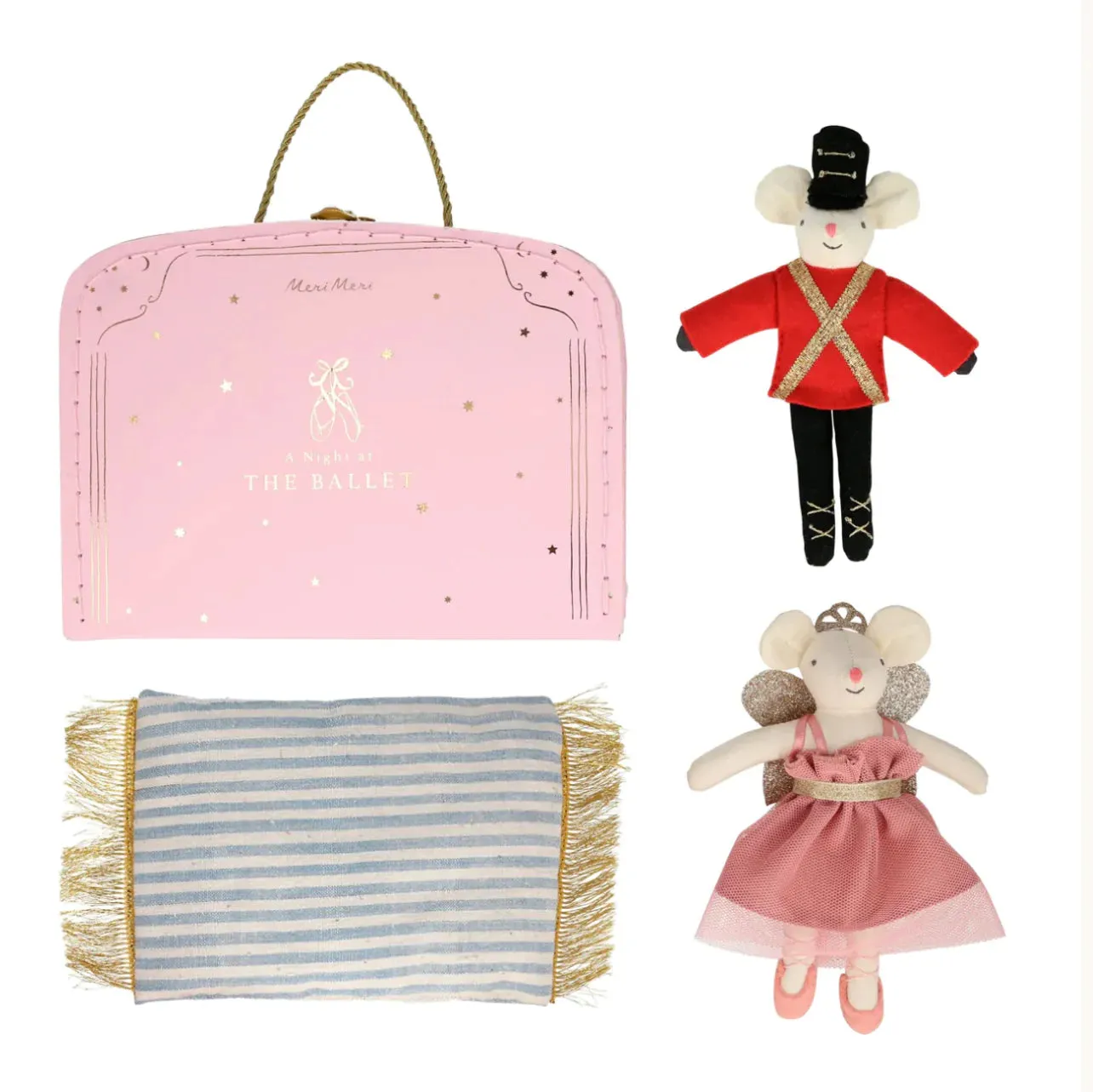 Meri Meri Theatre Suitcase & Ballet Dancer Dolls