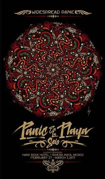 Panic en la Playa Seis Poster - Mandala