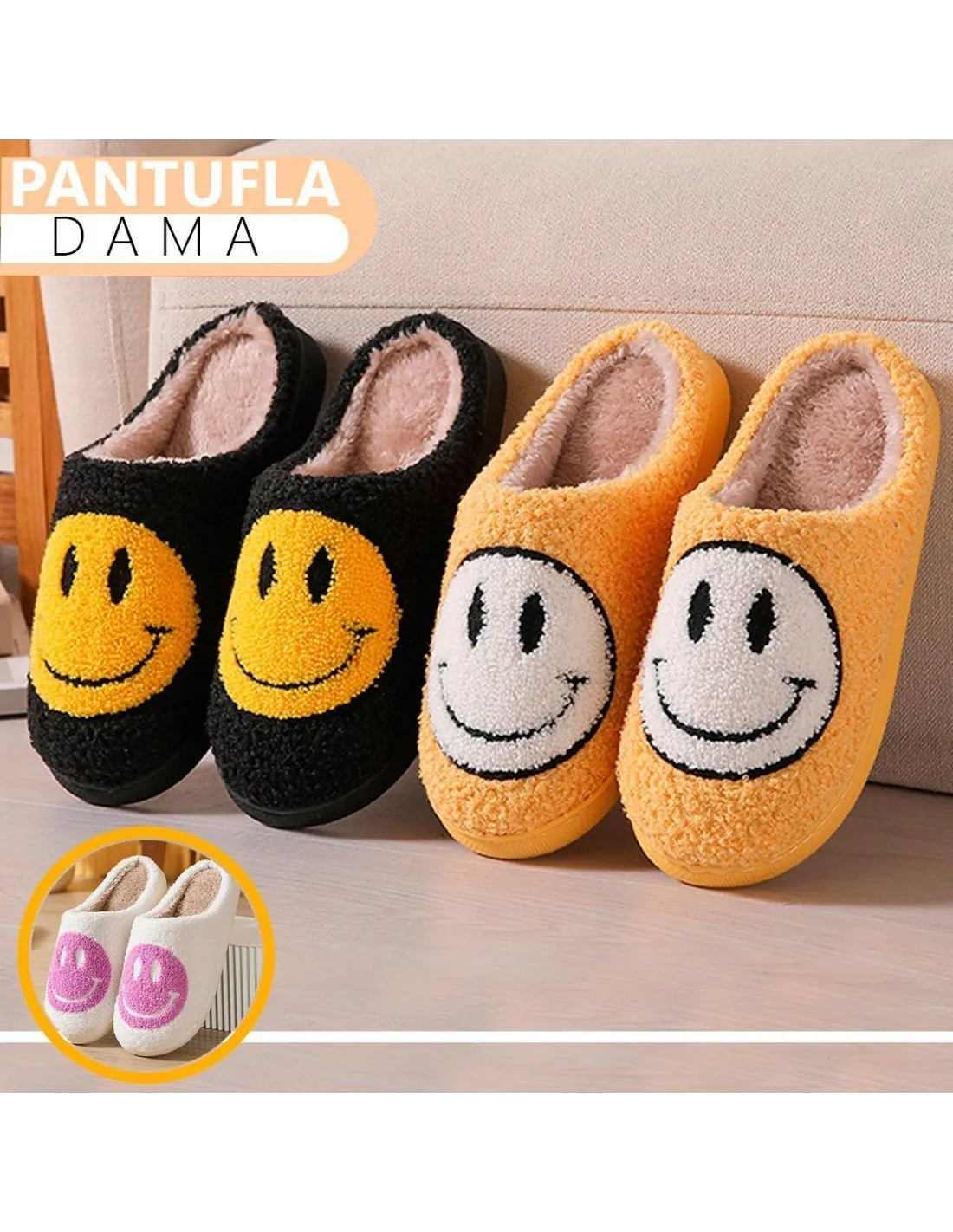 Pantufla Happy Face