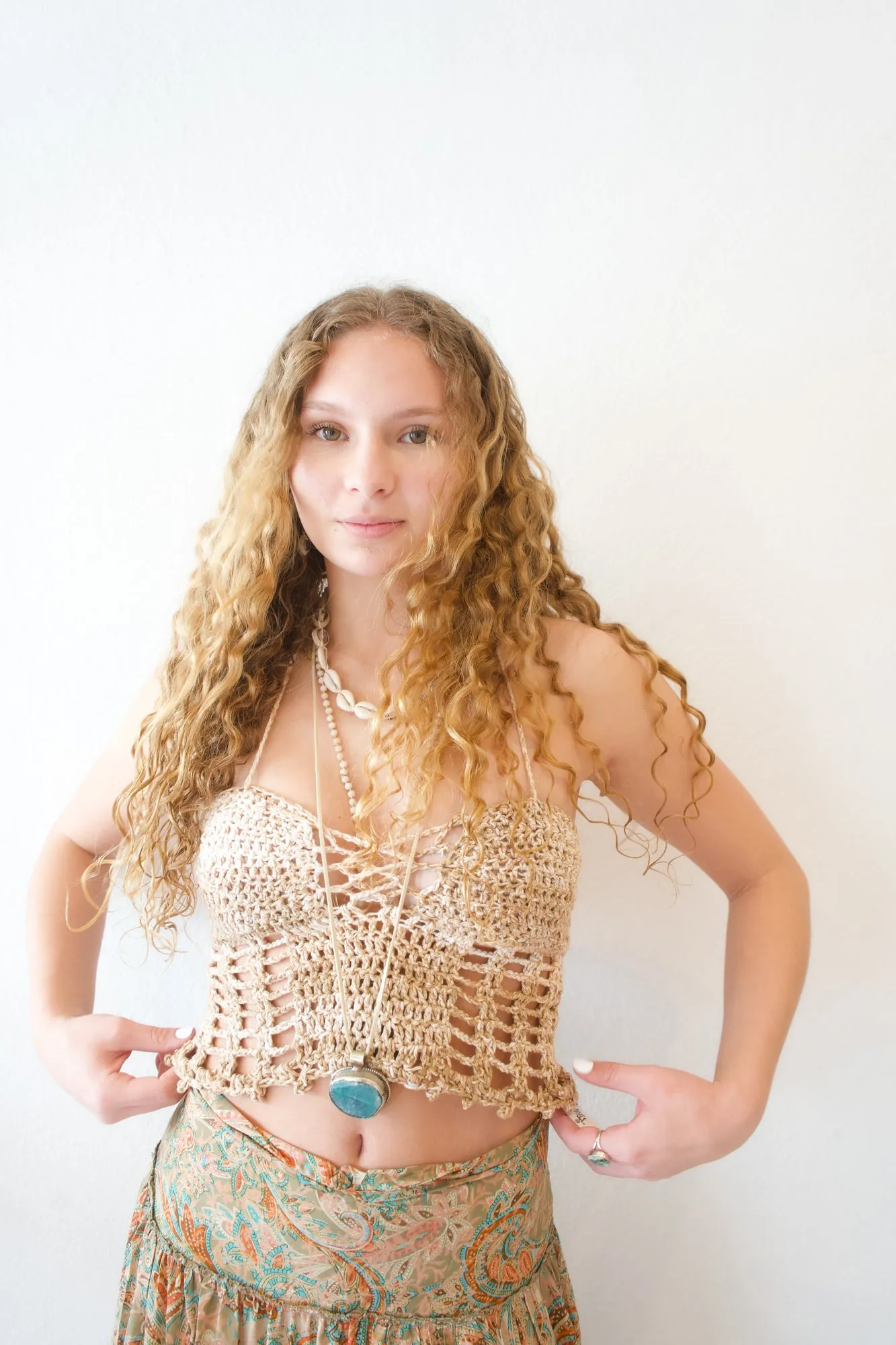 Playa Clelia Crochet Top