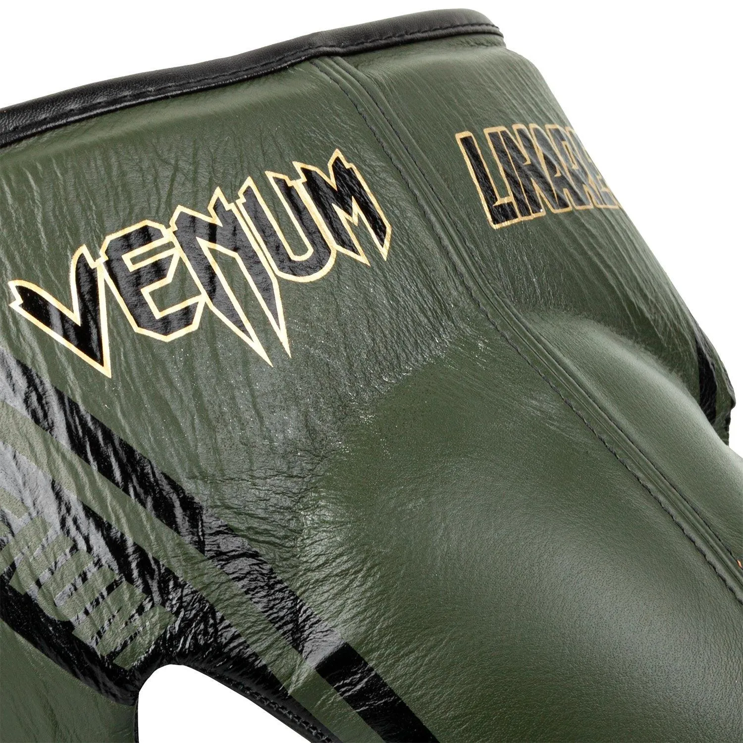 Protector inguinal de boxeo profesional Venum Edición Linares - Con  cordones - Kaki/Negro/dorado