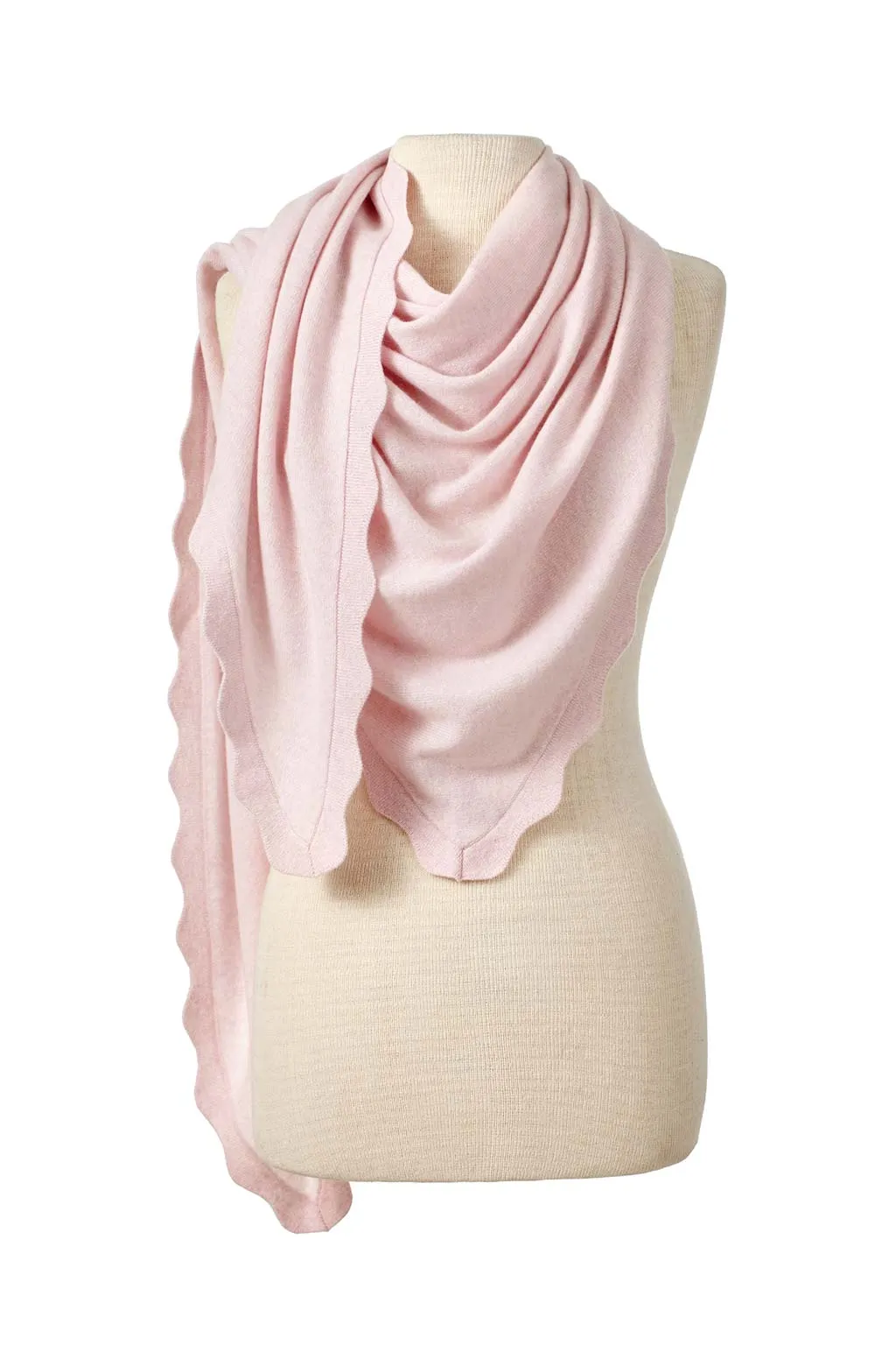 Ruffle Triangle Wrap - Ballet