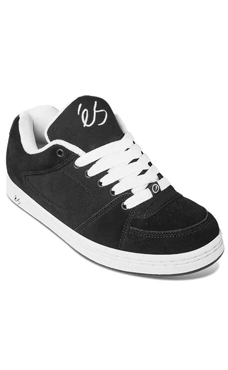 ÉS ACCEL OG Black/White/Black Skate Shoe  - Zapatillas