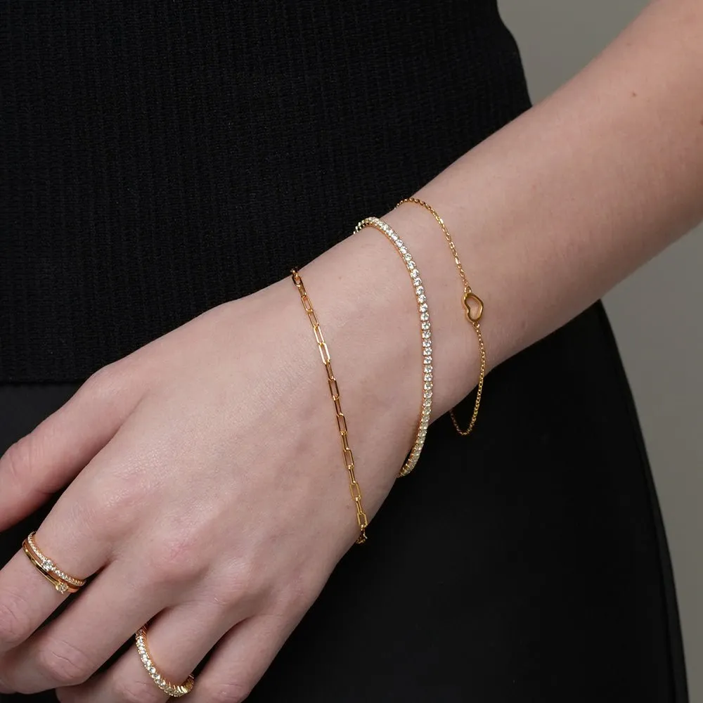 SERENA GOLDEN LINKS BRACELET