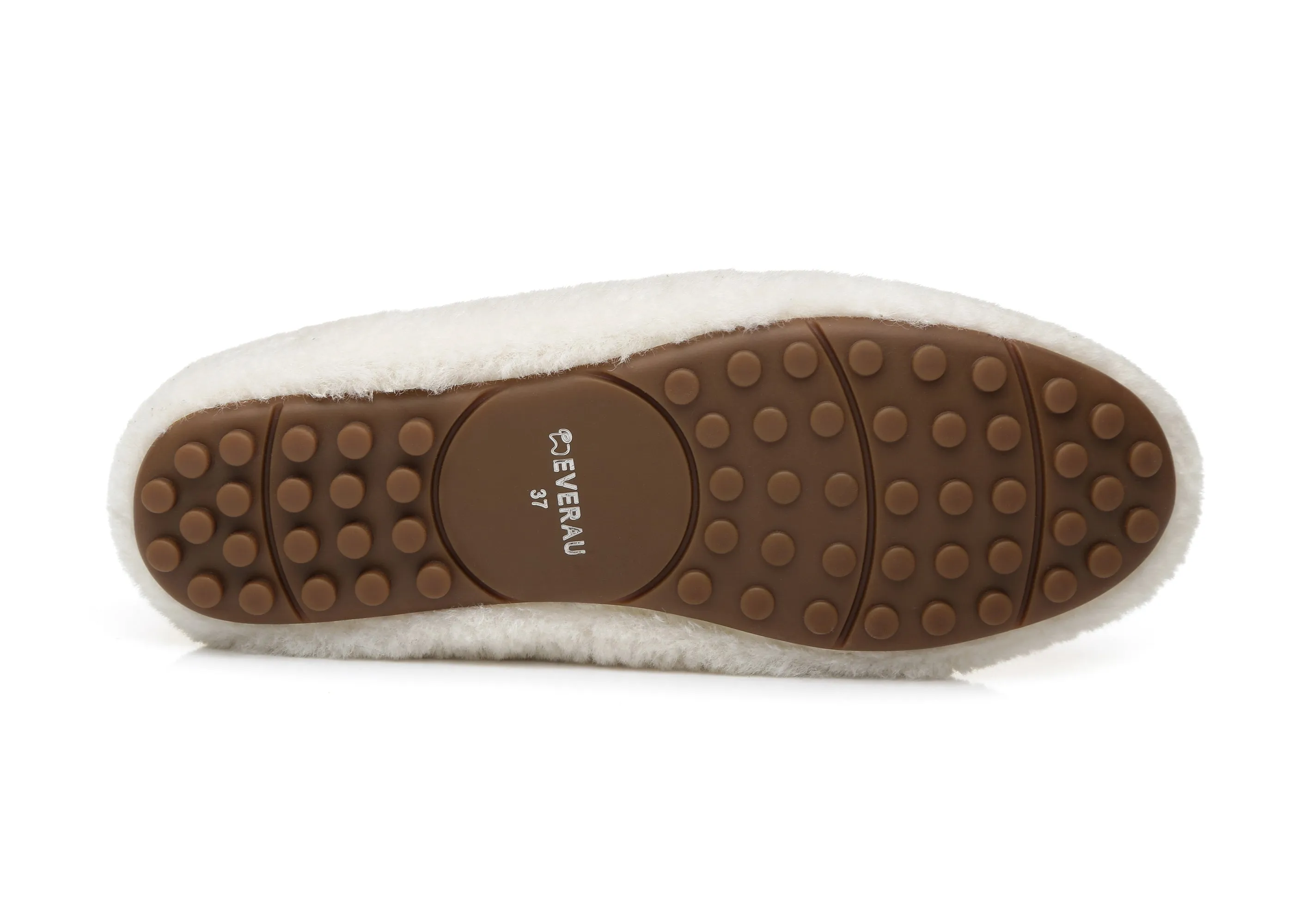 Women Fluffy Ballet Flats Chrom