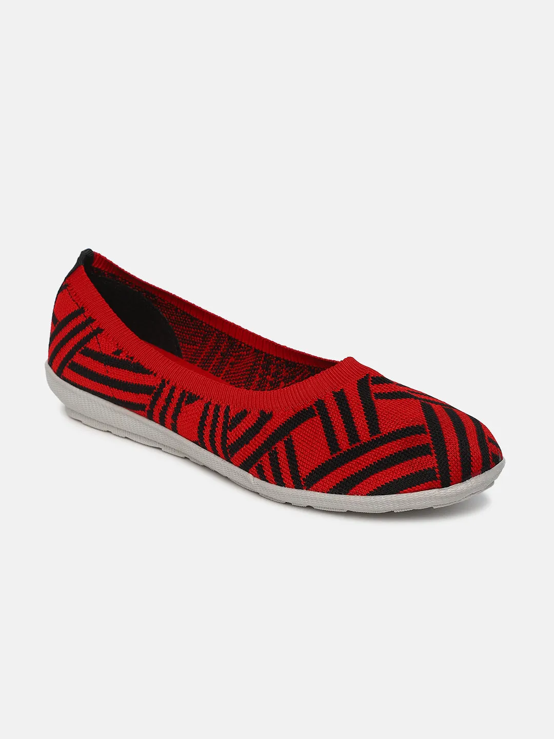 Woven Design Ballet Flats