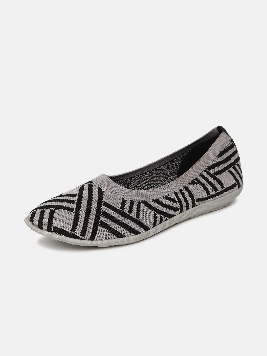 Woven Design Ballet Flats