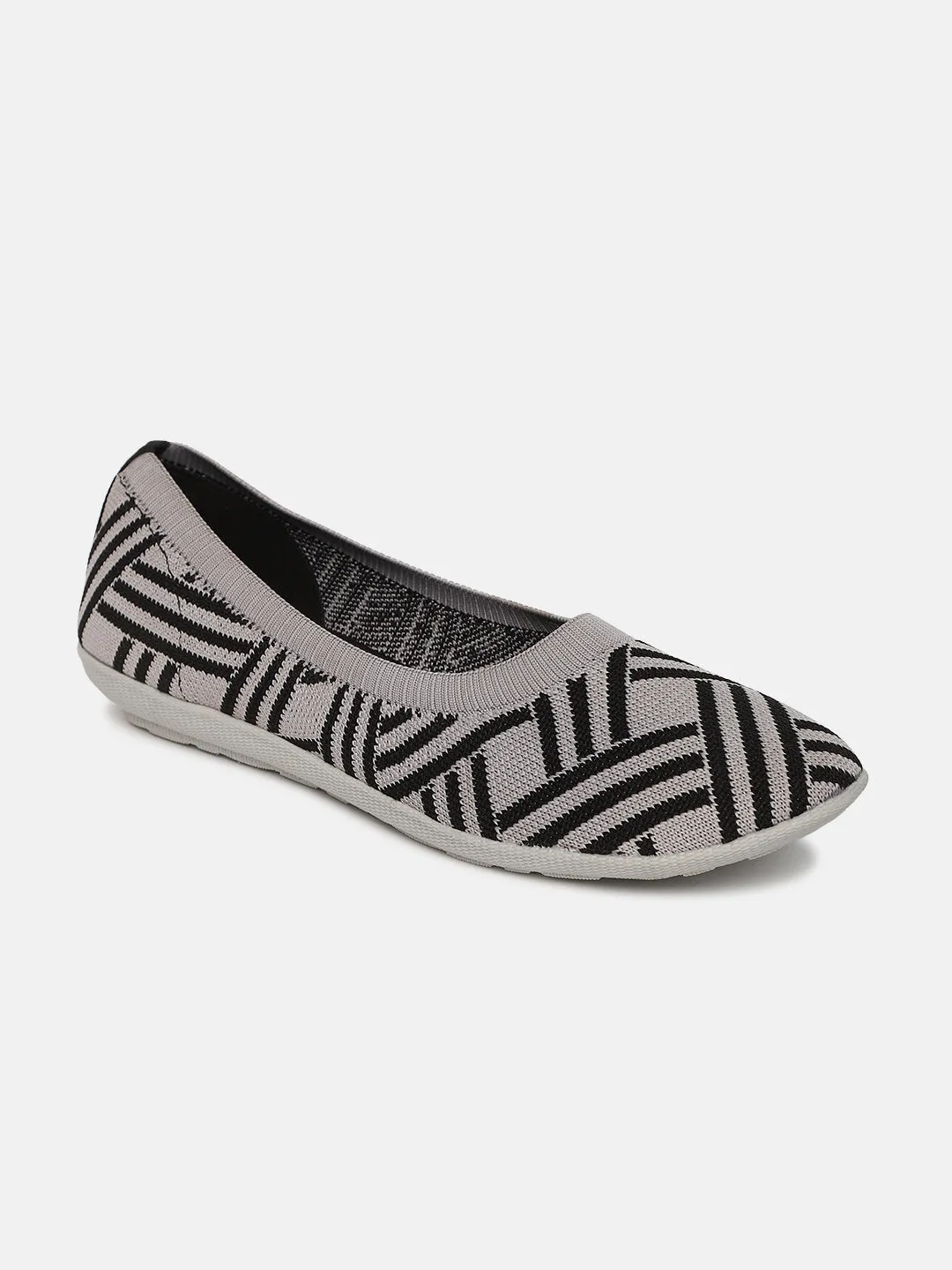 Woven Design Ballet Flats