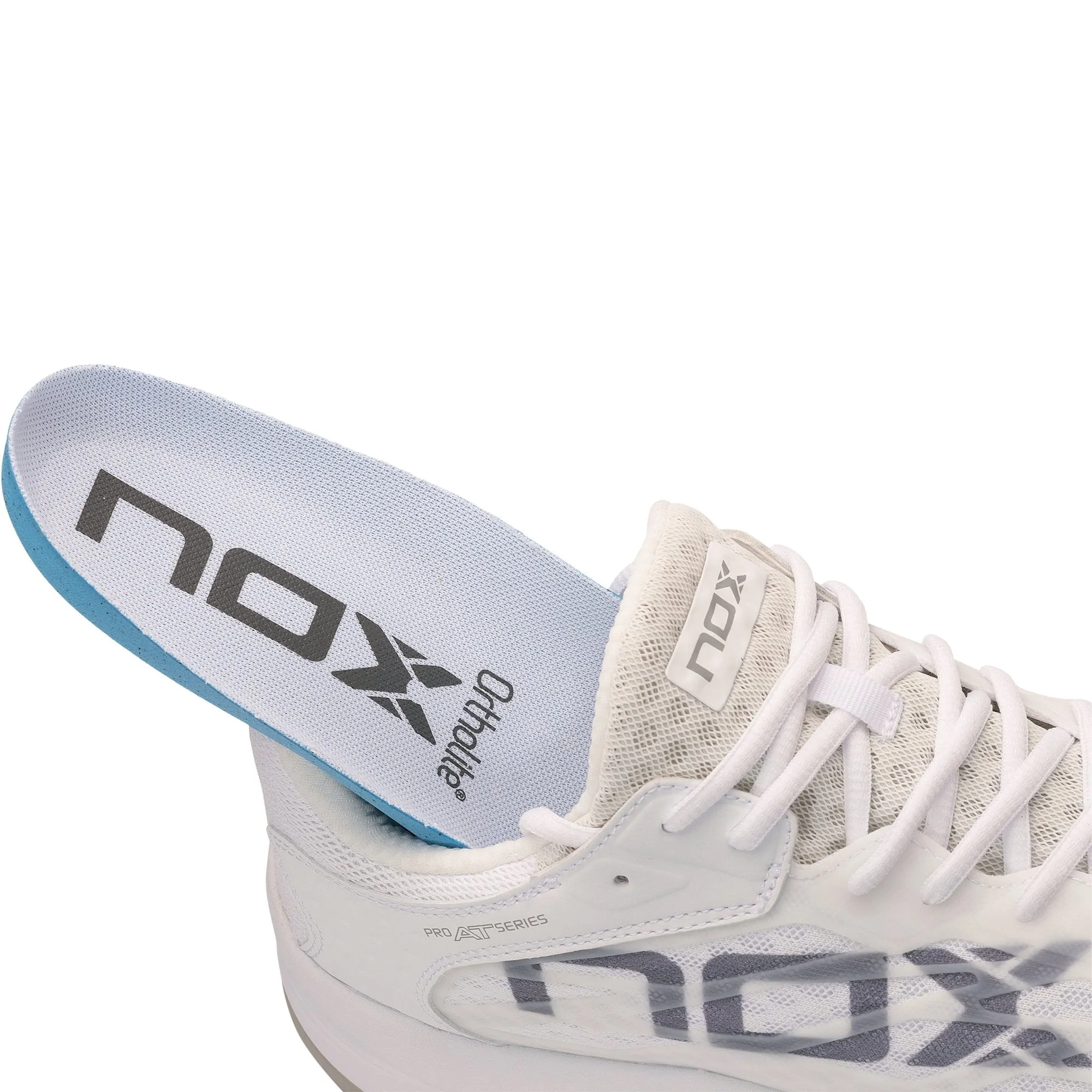 Zapatillas de pádel Nox AT10 LUX Blanco/Gris