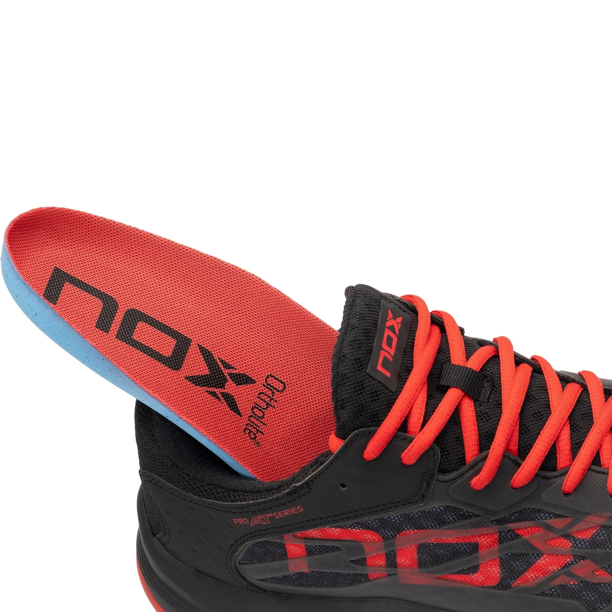 Zapatillas de pádel Nox AT10 LUX Negro/Rojo