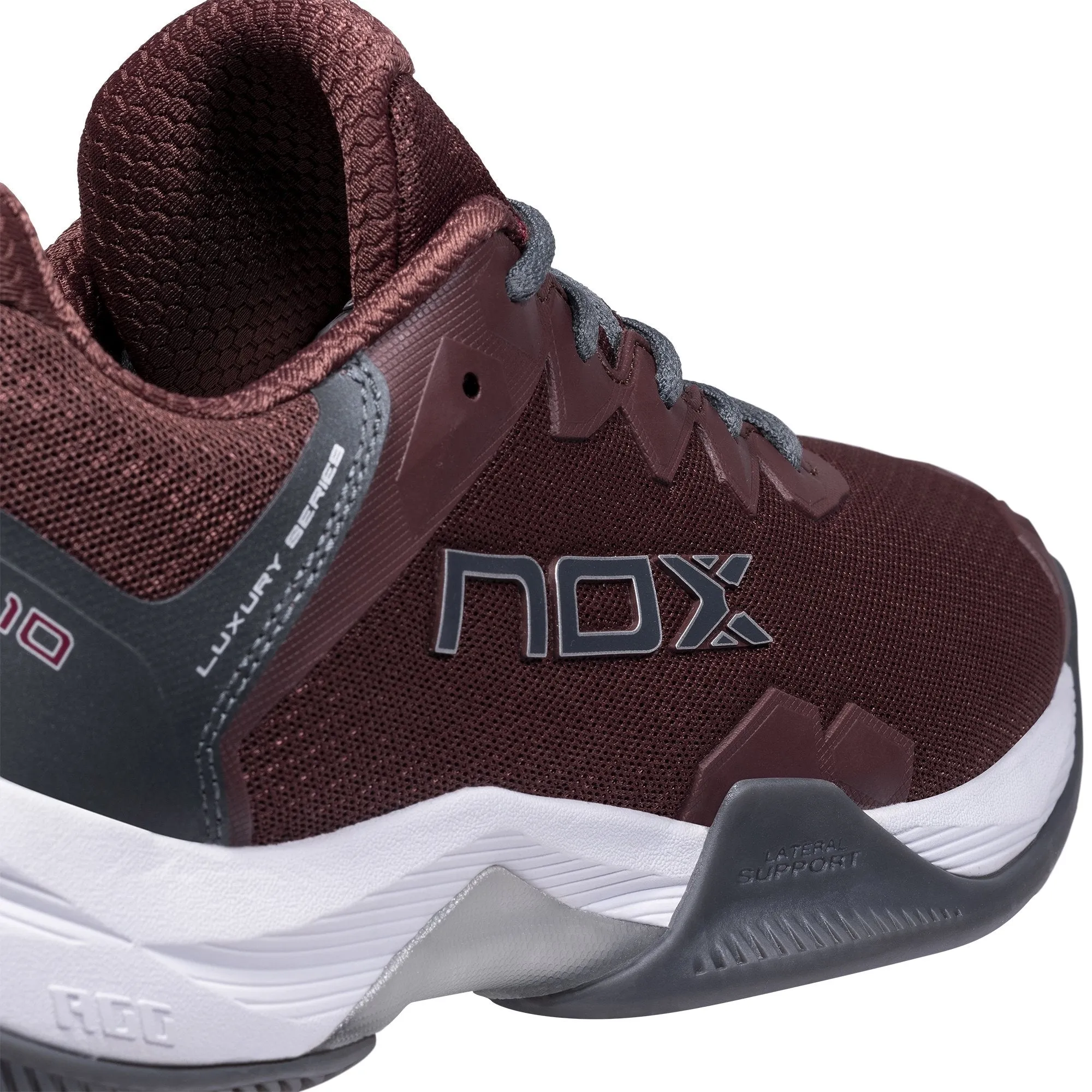 Zapatillas de Pádel Nox ML10 HEXA Granate/Gris plomo