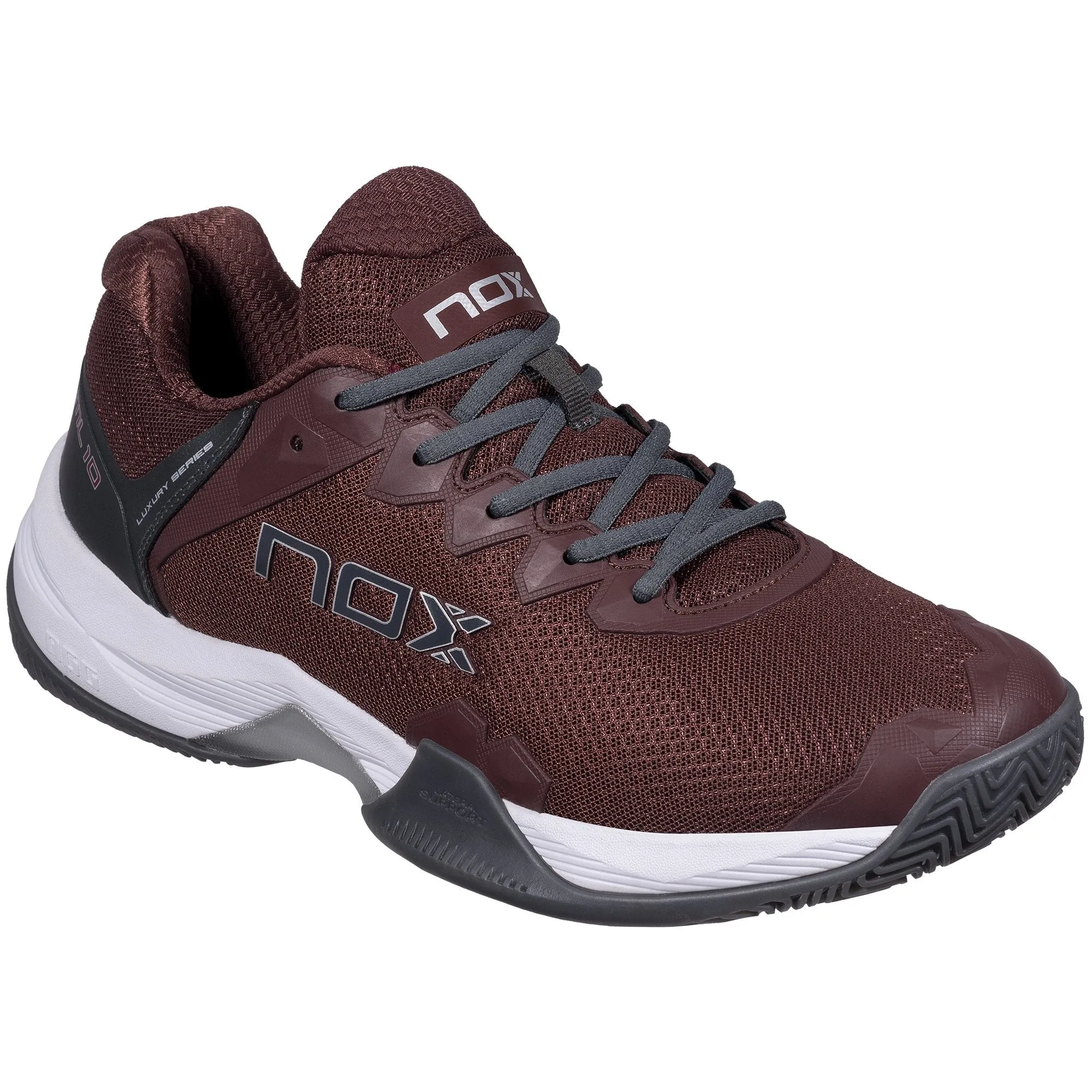 Zapatillas de Pádel Nox ML10 HEXA Granate/Gris plomo