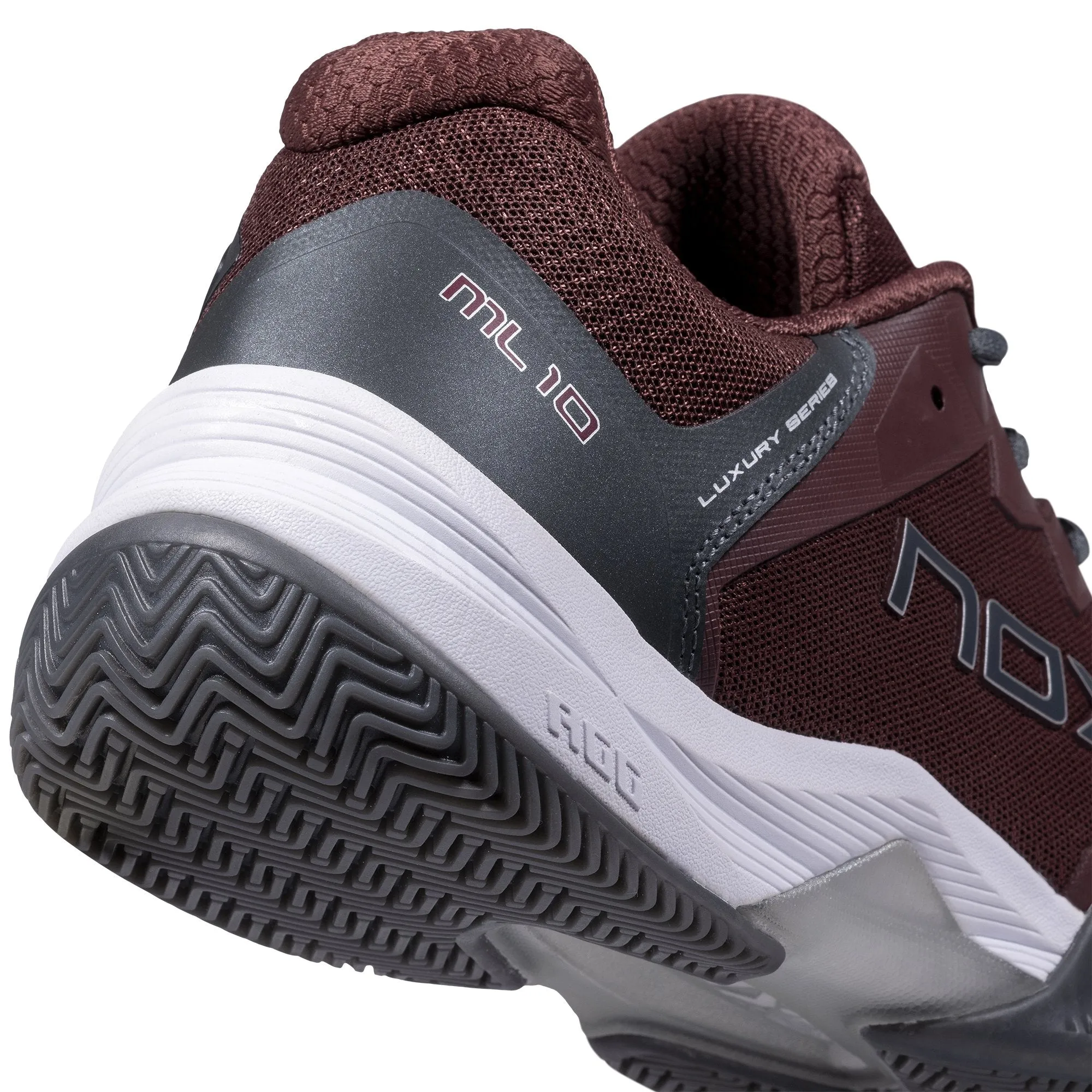 Zapatillas de Pádel Nox ML10 HEXA Granate/Gris plomo