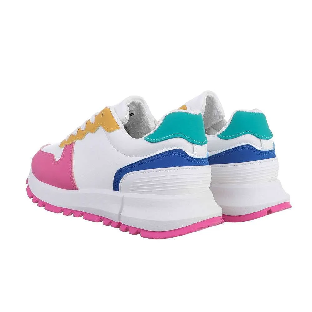 Zapatillas deportivas mujer colores eco piel