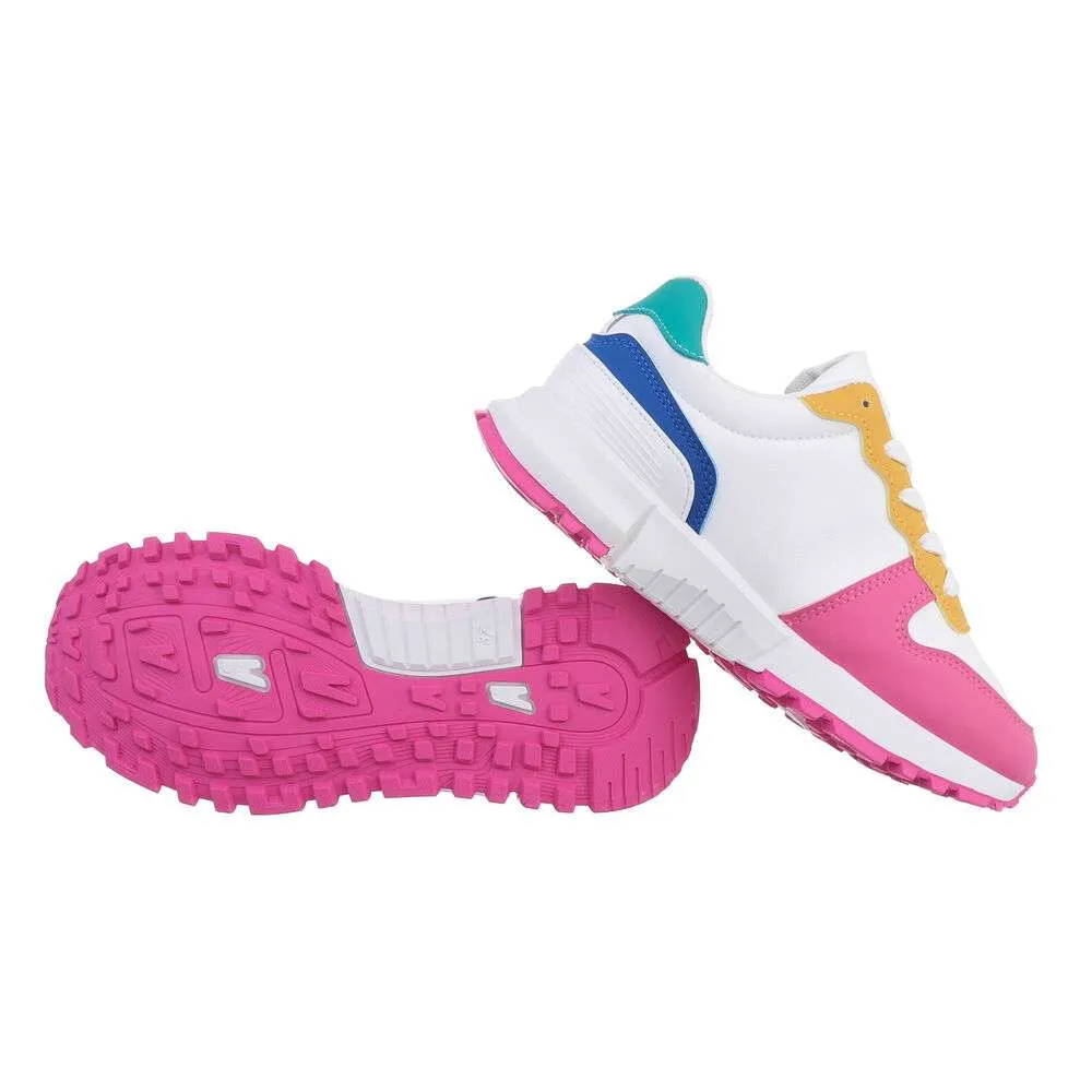 Zapatillas deportivas mujer colores eco piel