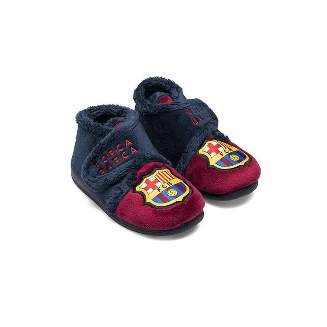 Zapatillas estilo bota niños FC Barcelona Escudo